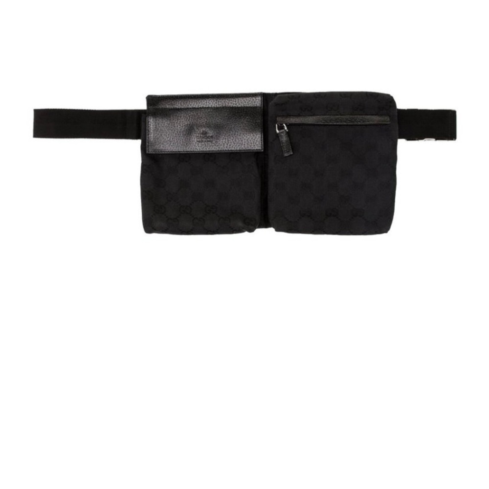 Gucci Black Belt Bag/ sling bag w/dust bag